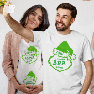 .2026 Anya Leszek Apa Leszek Páros Póló 2 db grincs
