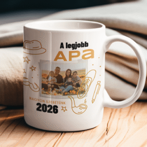 .A legjobb apa BÖGRE saját fényképpel