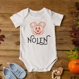 Ősz/Halloween body saját névvel