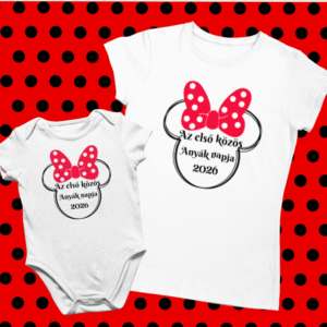 .Az első közös anyák napja masnis póló+ body szett