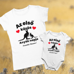 Az első közös anyák napja KENGURUK póló+ body szett